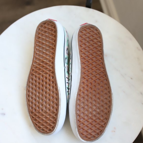Vans Sneakers Pink and Green Size 7.5 - Picture 5 of 5
